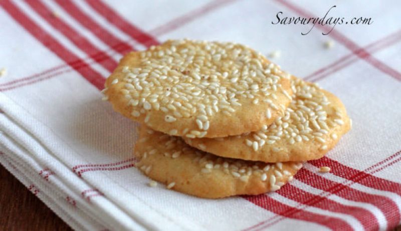 Bánh quy bơ vừng – Sesame Butter Cookies